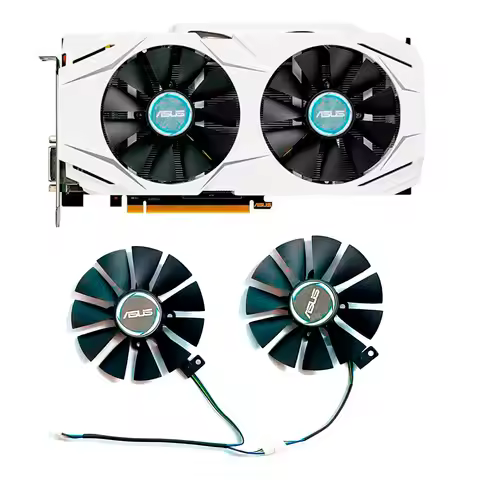 LZQLY 87Mm PLD09210S12HH GTX1060 1070 Rx480 Koeler Ventilator Voor Asus Dual Series Gtx 1070 1060 Rx