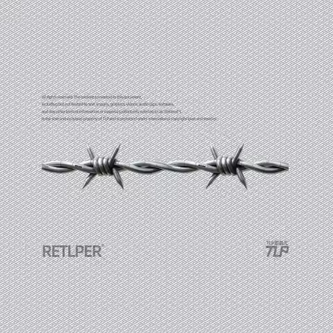 Retlper Hollow-Out Car Sticker Original Punk Functional Thorn 3D Effect Waterproof Flat Stickers for