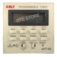 Anly APT-9S 7 Days Weekly Programmable Timer Time Switch AC100~240V