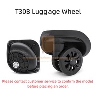 2pcs T30B Swivel Luggage Wheel Replacement | SJTOBOL Silent Caster with Housing | Trolley Case Repai