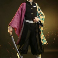 Giyuu Cosplay Costume Outfit Kimono Suit Halloween Uniform Full Set