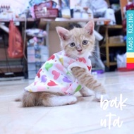 Cute simple lope-lope t-shirt for cats and dogs cat clothes size S-XL