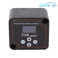 แบตเตอรี่อัจฉริยะ12V 140A อุปกรณ์แยกค่า VSR จอแสดงผล LCD การตั้งค่าแรงดันไฟฟ้าสำหรับ Off-Road ค่ายเร