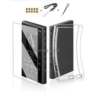 Soft Protective Shell Skin Case Cover For Sony Walkman NW-A300 Series NW-A306 NW-A307 With Front Screen Protector Tempered Glass