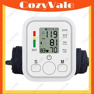 CozyVale Arm Type Rechargeable Digital Blood Pressure Monitor Original Meter Accurate Large