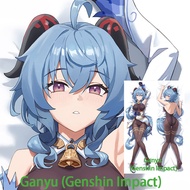 Dakimakura Anime Body Pillow Cover for Ganyu (Genshin Impact) Double-Sided Hugging Pillow Case