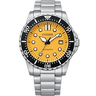 Citizen Automatic Urban NJ0170-83Z Yellow Dial Stainless Steel Sports Watch