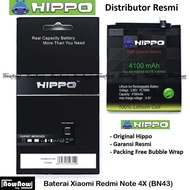 Baterai Hippo Xiaomi Redmi Note 4X Snapdragon Bn43 Original Batre Hp