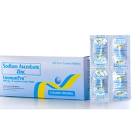 Immunpro Sodium Ascorbate + Zinc 100 Tablets