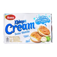 ROMA Coconut Cream Vanilla Chocolate Biscuits 189 Gr
