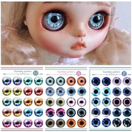 9pcs/set DIY Eyechips Pattern Blyth Doll Eye Chips Paper Pattern for 1:6 ICY Blyth Doll Accessories 