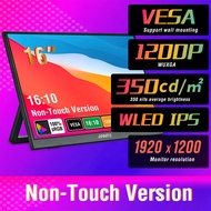 Anmite | Anmite 16-Inch Portable Touch Monitor Non-touch Optional 1200P HDR 16:10 For XBox PS4 / 5 S