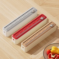 Cling film cutter Household Kitchen Cling film cutter Magnetic Double Sliding Knife Cling film cutte
