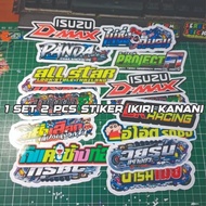 Sticker untuk body shell RC DMax 1/10