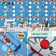 Wallpaper Sticker Wall Doraemon Motif Box 9meter To 10m x 45cm wpp