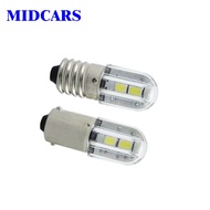 MIDCARS E10 BA9S Led Bulb t4W Indicator 6.3V 12V 24V 48V 60V 120V 230V 1W 2835 4SMD Wholesale