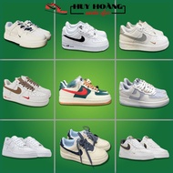 White AF1 sneakers for men and women in all standard models 11 Full Box - High quality white AF1 Air