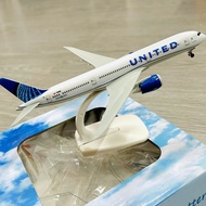 UNITED Airlines Airplane Model 1:400 Scale | Boeing 787 Dreamliner Aircraft Display Model