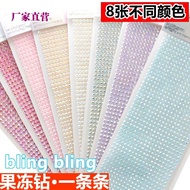 Colorful Crystal Gem Stickers Diamond Young Children Makeup Performance Face Stickers Eye Stickers b