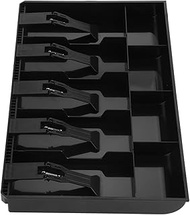 Money Tray Cash Register Drawer, Coin Storage Box Cashier Tidy Organizer Insert Portable Currency Ti