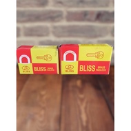 BLISS BRASS PADLOCK WITH 3 KEYS 20mm/25mm
