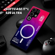 HP ITEL S25 ULTRA S25 Glass Softcase - Kesing ITEL S25 ULTRA S25 Magsave Motif Casing - ITEL Casing 