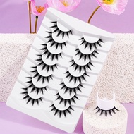 MAGEFY 7 Đôi Mắt Mèo Lông Mi Giả Manga Dày Đặc Tự Nhiên Nối Dài Dây Hàng Mi Hàng Ngày Đảng Làm Đẹp M