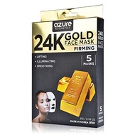 AZURE 24K Gold Firming Face Mask- Anti Aging, Hydrating, Toning & Firming Facial Mask - Helps Reduce