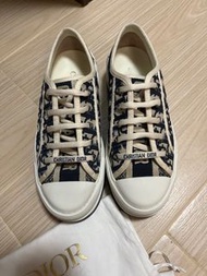 Dior Walk'n'Dior 厚底 帆布鞋