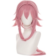 {gykhhguk} Game Genshin Impact Yae Miko Cosplay Wig Long Staight Heat Resistant Synthetic Hair Adul