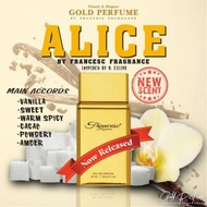 Women Perfume Alice 30ml Gold Perfume/EDP/FREE MINI TESTER