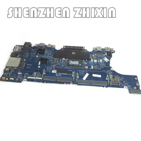 YOURUI For DELL Latitude 7470 E7470 Laptop Motherboard WITH I5-6300U/I7-6600U CPU LA-C461P CN-0VNKRJ