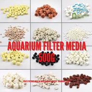 AQUARIUM Filter Media Lava Rock, Ceramic Filter Ring & Bio Ball For Aquarium Sump, Canister Filter, 