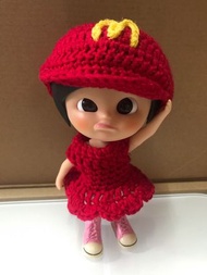 Ixdoll Mui Chan 妹頭公仔自家製McDonald 小姐套裝（不包娃、鞋）