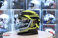 หมวกกันน็อคRANDOM HELMETS รุ่นAIR FORCE1 BT BLACK YELLOW