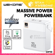 WEKOME Big Portable Fast Charging Power Bank With Large 100000mah Capacity Camping Powerbank SAWP100