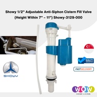 SHOWY 1/2” ADJUSTABLE ANTI-SIPHON CISTERN FILL VALVE