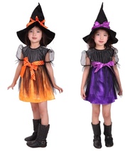 Lovely Witch Girl Fancy Halloween Costume ชุดแม่มดเด็ก ชุดแม่มดเด็กผู้หญิง ชุดแม่มด แม่มด ชุดผี ชุดฮาโลวีนเด็ก ชุดแฟนซีเด็ก ชุดฮาโลวีน ฮาโลวีน
