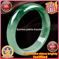 ACPT-feng shui lucky charm 2024 Authentic Burmese Jade Bracelet Relaxing Nerves Lucky and Blessing Bracelet Ladies Noble Jade Blessing Bracelet bracelets for women elegant jade bangles for women