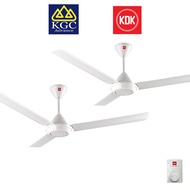 KDK K15V0 150cm/ 60″ Regulator Ceiling Fan (Twin Pack)