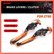For KAWASAKI Z750/Z750S/Z750R Clutch Brake Lever Folding Handle Levers Accessories Parts