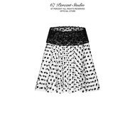 Lace Polka DOT SKIRT 67PERCENT/67% - MOONLIGHT DOT SKIRT