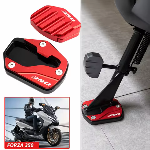 For HONDA FORZA 350 Forza 300 NSS Forza350 Forza300 NSS350 Accessories Side Stand Enlarge Plate Kick