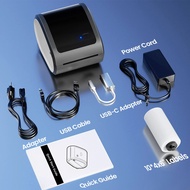 Phomemo เครื่องพิมพ์ฉลากจัดส่งสินค้าบลูทูธ D520BTเครื่องปริ้นตราด้วยความร้อนไร้สายสำหรับธุรกิจขนาดเล