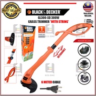 BLACK & DECKER GL300-XD 300W 23CM GRASS TRIMMER (GL300) WITH STRING