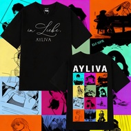 2025 Summer Die Ayliva Album Graphic Men Women 100% Pure Cotton Printed T-shirt Hip Hop Aesthetics T