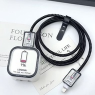 Energy Pattern Charger Case For iPhone 40W Charger Protector Cover TPU for iPhone 17 pro max