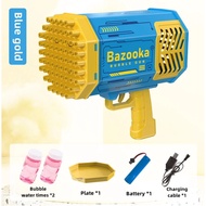Mainan Belon Buih 132 Holes Bubble Gun Machine Bubble toys New Models Bubble Machine Toys for Kids G