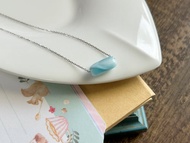 玉化拉利瑪 海紋石 925銀針鍊 改善溝通技巧 消除整日工作疲勞