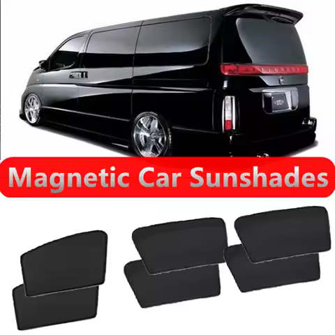 Accessories for 2002 - 2010 For Nissan Elgrand E51 MPV Custom Magnetic Car Window Sunshades Accessor